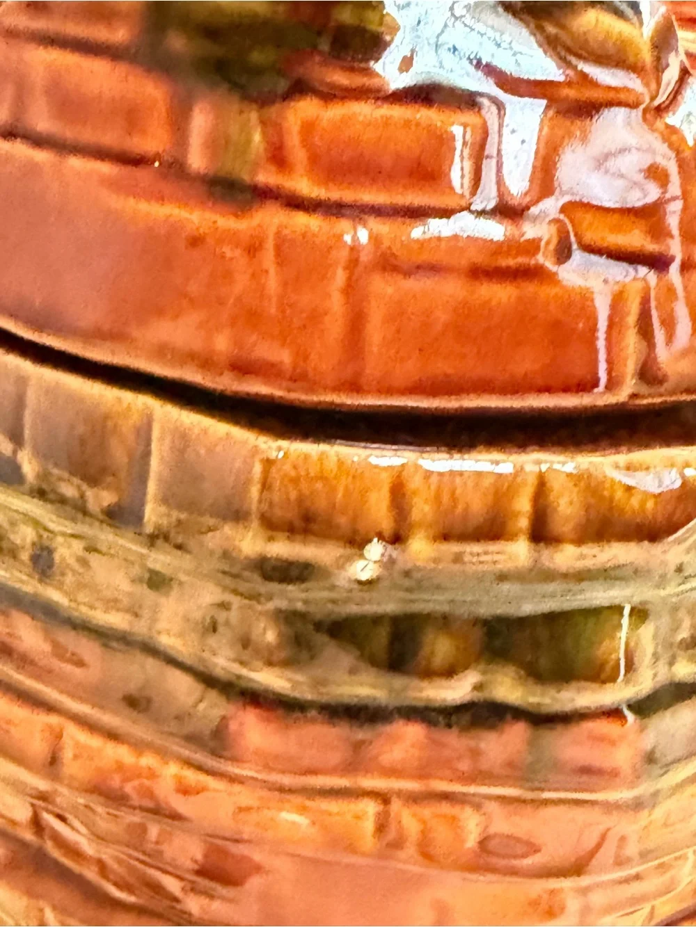 Brown Ceramic 'Wish I Had a Cookie' Cookie Jar